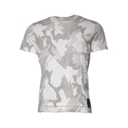 Dolce & Gabbana White Grey Camouflage Cotton Crew Neck T-Shirt