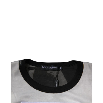 T-shirt Dolce & Gabbana col rond camouflage multicolore
