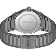 Hugo Boss Grey Stainless Steel Dress Watch