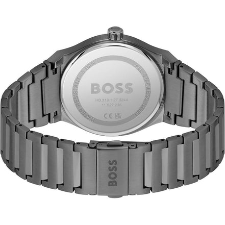 Hugo Boss Grey Stainless Steel Dress Watch