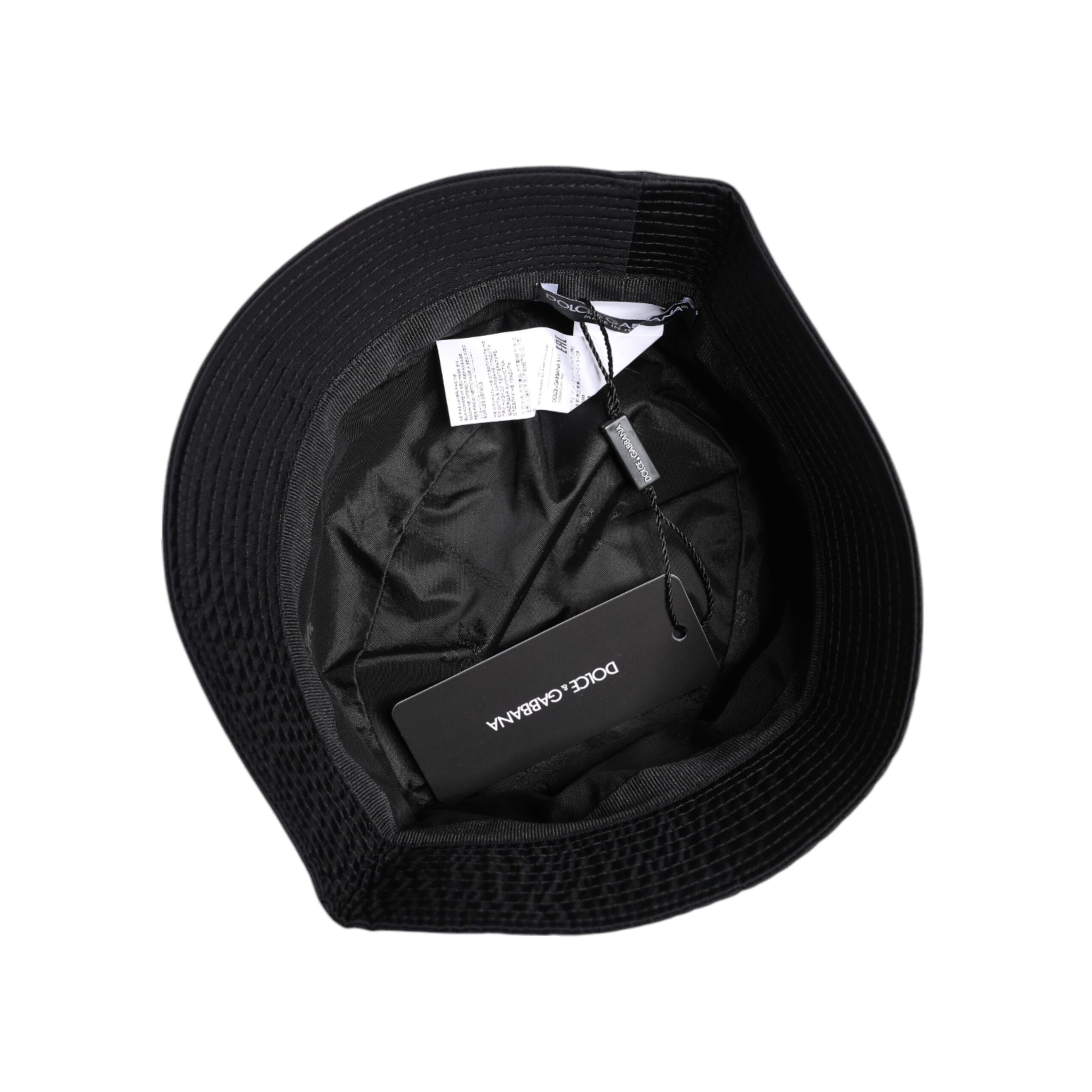 Bob Dolce & Gabbana en coton noir à large bord