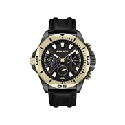 Orologio Police elegante da donna in similpelle nera