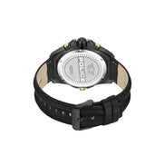 Orologio Police elegante da donna in similpelle nera