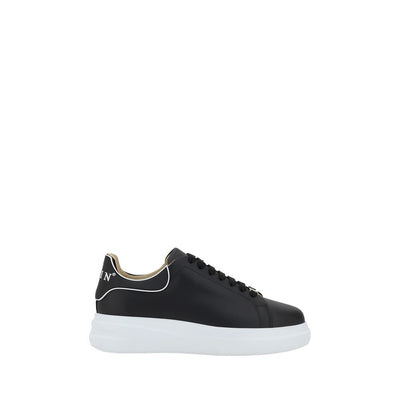 Philipp Plein Sneakers Basse Bos Taurus in Pelle di Vitello Nere