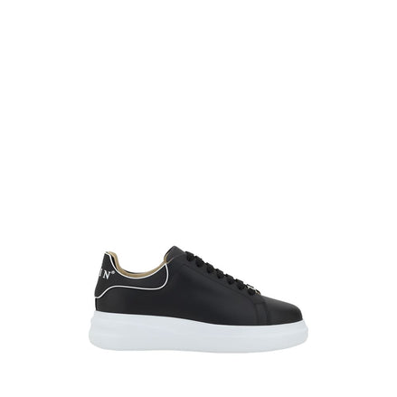 Philipp Plein Sneakers Basse Bos Taurus in Pelle di Vitello Nere