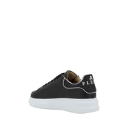 Baskets basses Philipp Plein en cuir de veau noir Bos Taurus