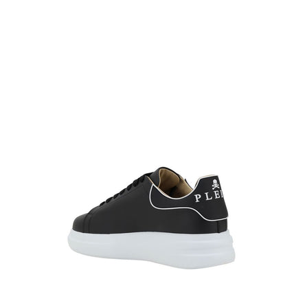 Baskets basses Philipp Plein en cuir de veau noir Bos Taurus