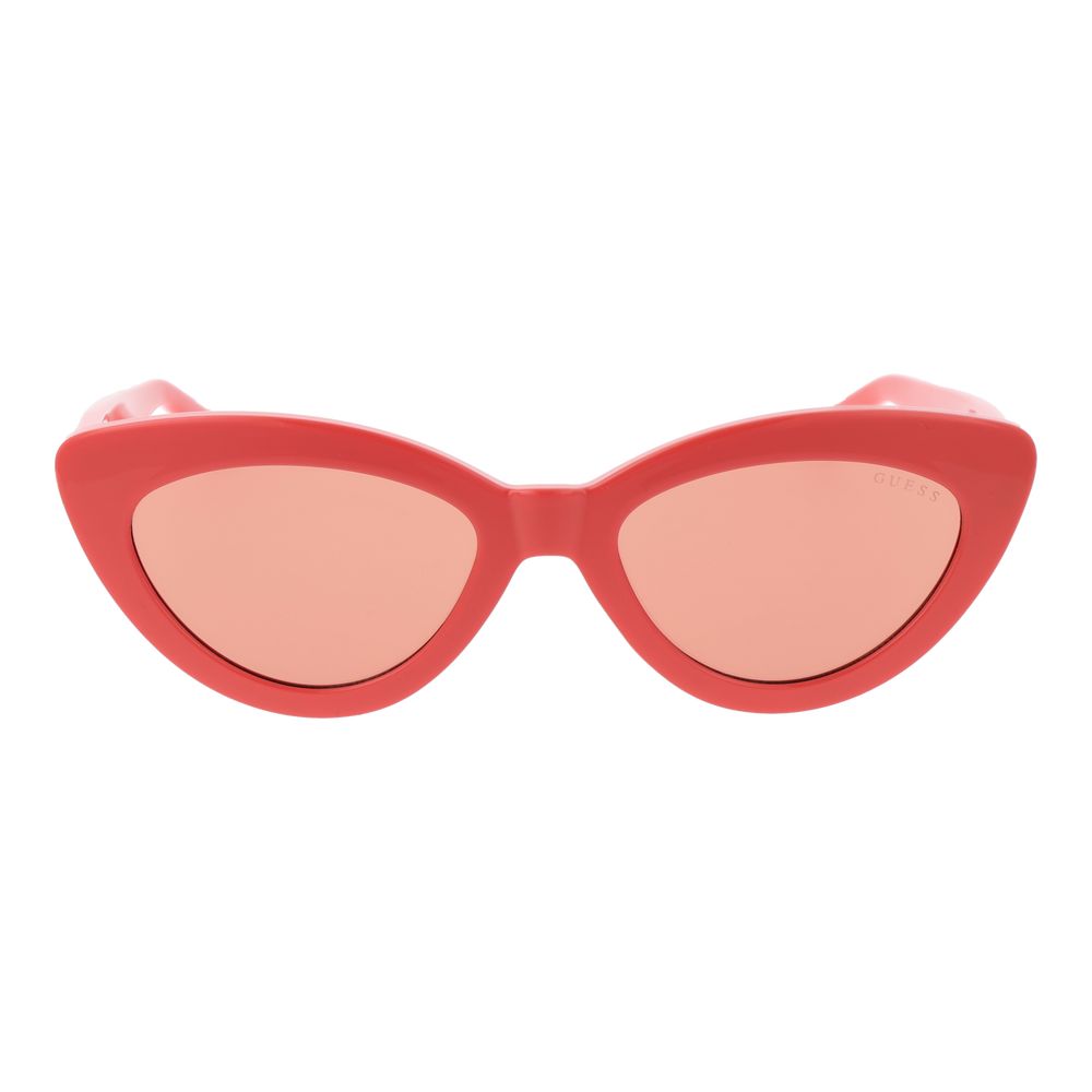 Lunettes de soleil en plastique rose Guess