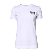 T-shirt girocollo in cotone bianco #DGFamily Dolce & Gabbana