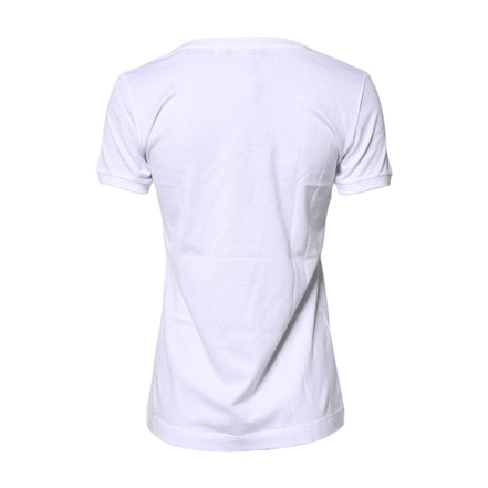 T-shirt girocollo in cotone bianco #DGFamily Dolce & Gabbana