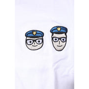 T-shirt girocollo in cotone bianco #DGFamily Dolce & Gabbana