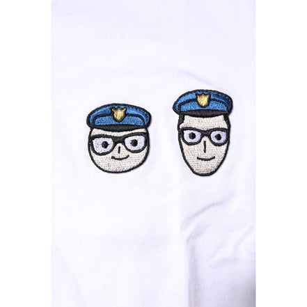 T-shirt girocollo in cotone bianco #DGFamily Dolce & Gabbana