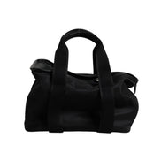 Sac de transport pour animal Dolce & Gabbana noir avec bandoulière et plaque logo