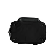 Sac de transport pour animal Dolce & Gabbana noir avec bandoulière et plaque logo