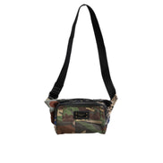 Dolce & Gabbana Multicolor Camouflage Patchwork Logo Belt Bag