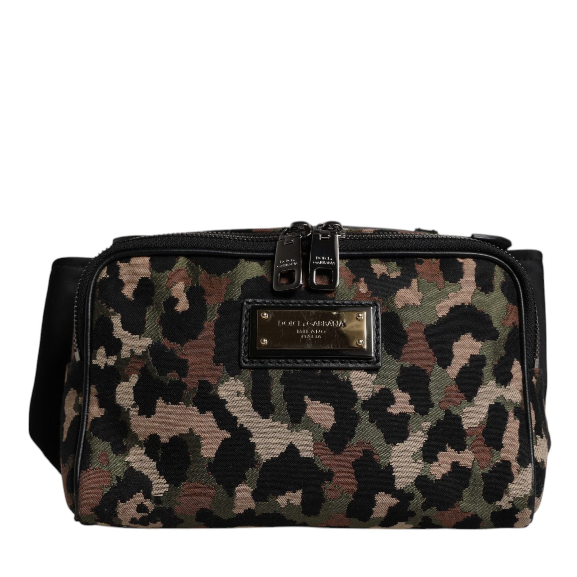 Dolce & Gabbana Multicolor Leopard DG Logo Belt Bag
