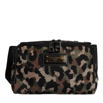 Dolce & Gabbana Multicolor Leopard DG Logo Belt Bag