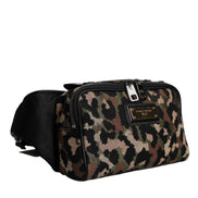 Dolce & Gabbana Multicolor Leopard DG Logo Belt Bag