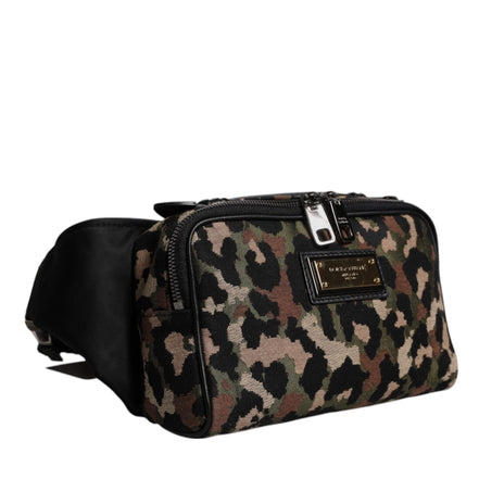 Dolce & Gabbana Multicolor Leopard DG Logo Belt Bag