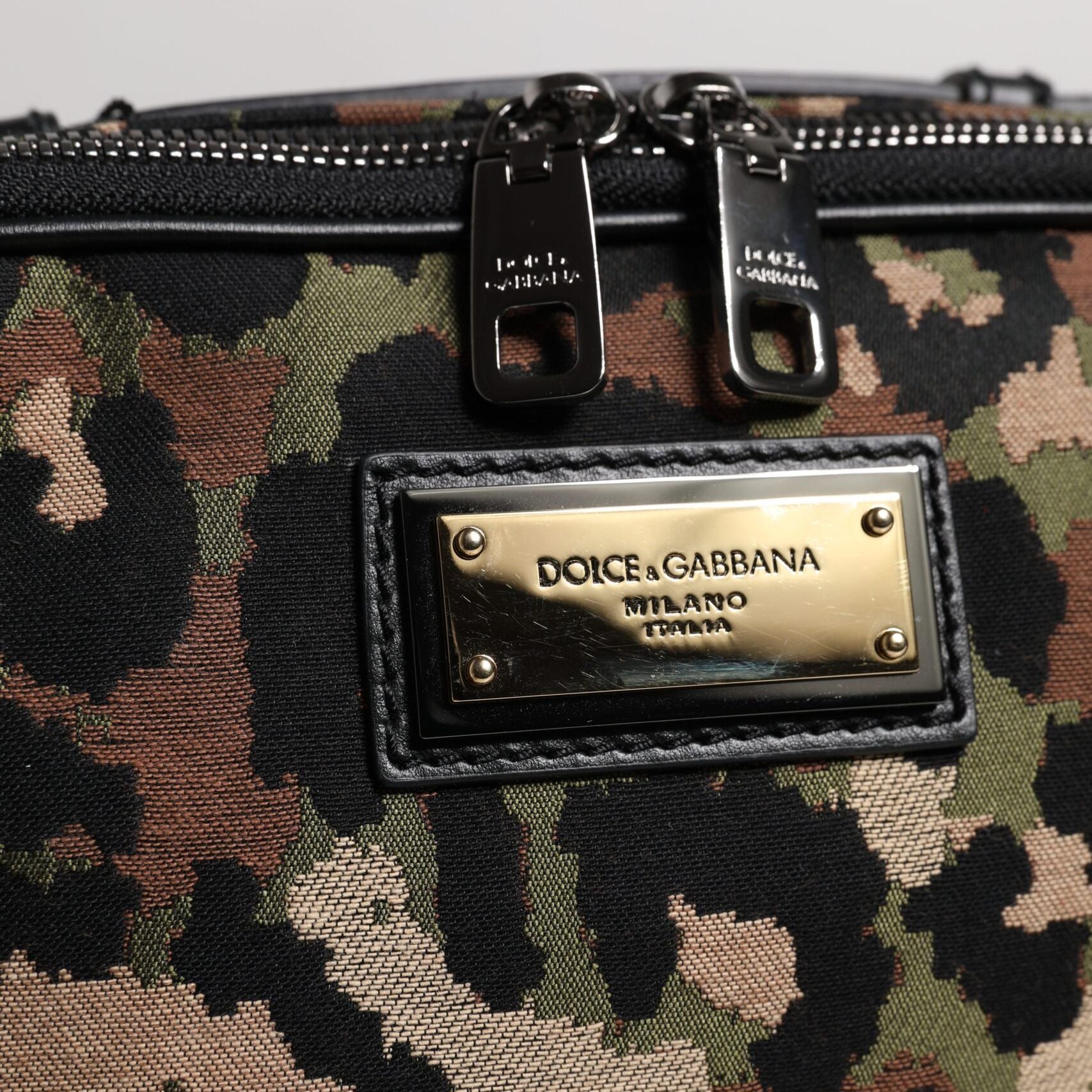 Dolce & Gabbana Multicolor Leopard DG Logo Belt Bag