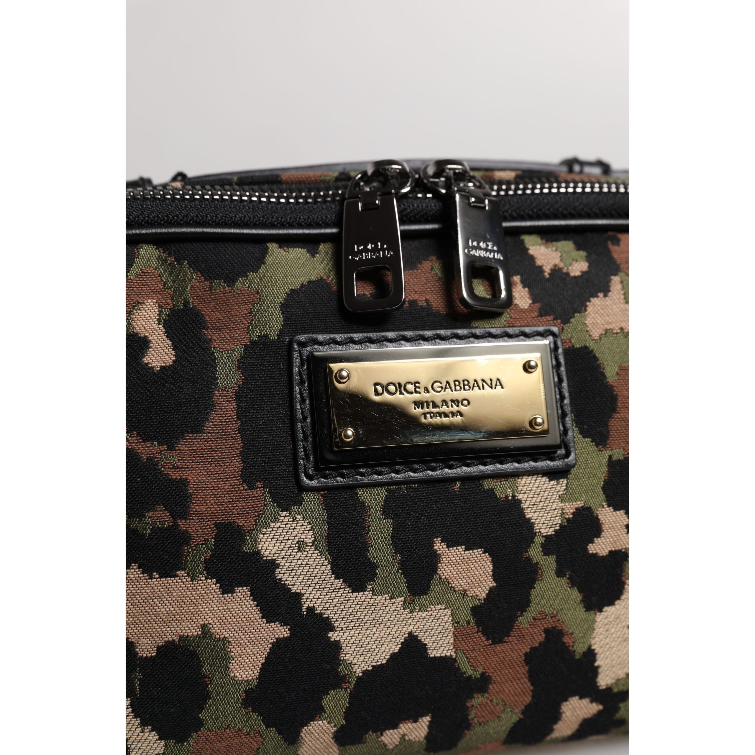 Dolce & Gabbana Multicolor Leopard DG Logo Belt Bag