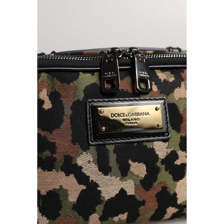 Dolce & Gabbana Multicolor Leopard DG Logo Belt Bag