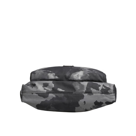 Borsa Tote Dolce & Gabbana in Cotone Grigio Camouflage con Scomparti Multipli