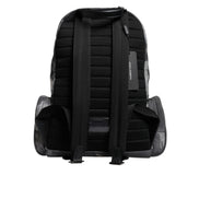 Dolce & Gabbana Grey Cotton Camouflage Logo Backpack