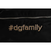 Sac à dos VULCANO Dolce & Gabbana en nylon noir orné #DGFAMILY