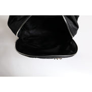 Sac à dos VULCANO Dolce & Gabbana en nylon noir orné #DGFAMILY