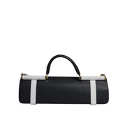 Dolce & Gabbana Blue White Leather Crossbody Bag