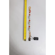 Dolce & Gabbana Bracciale Dadi con Logo DG in Catena di Ottone Dorato Multicolore