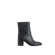 Stivaletti Burberry in pelle nera