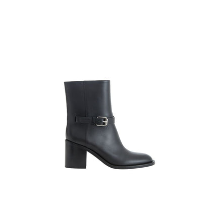 Bottines Burberry en cuir noir