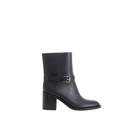 Bottines Burberry en cuir noir