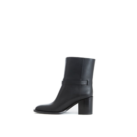 Bottines Burberry en cuir noir