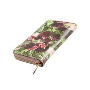 Portefeuille continental zippé en cuir Dauphine, motif fruits et couleur multicolore, Dolce & Gabbana
