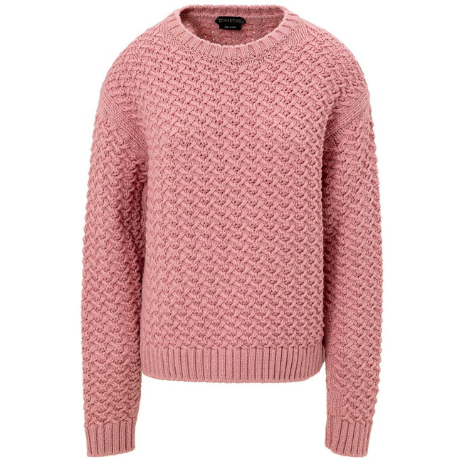 Felpa Tom Ford in lana rosa