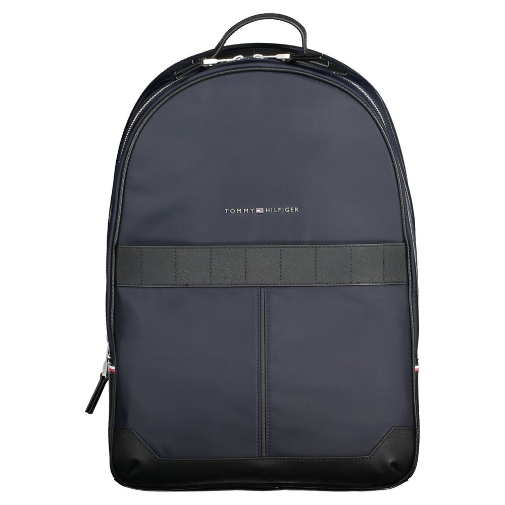 Sac à dos homme en polyester bleu Tommy Hilfiger