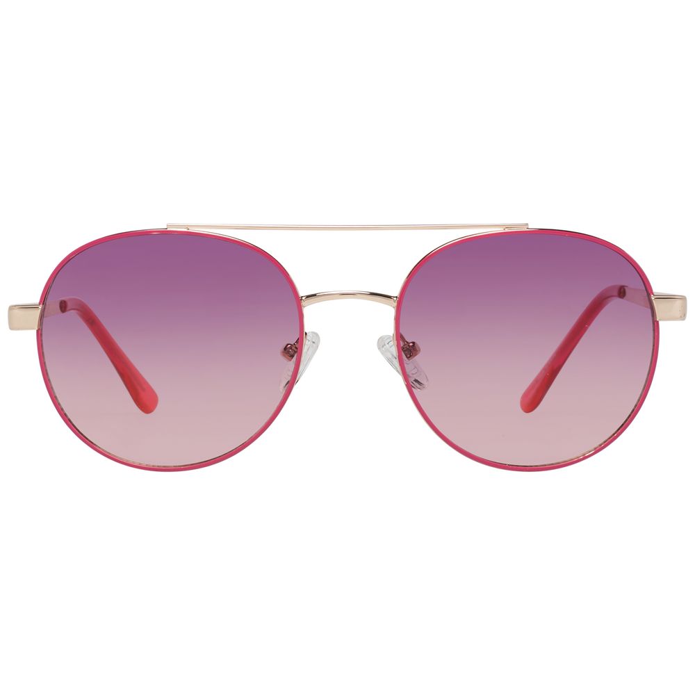 Occhiali da sole Guess in metallo color oro rosa