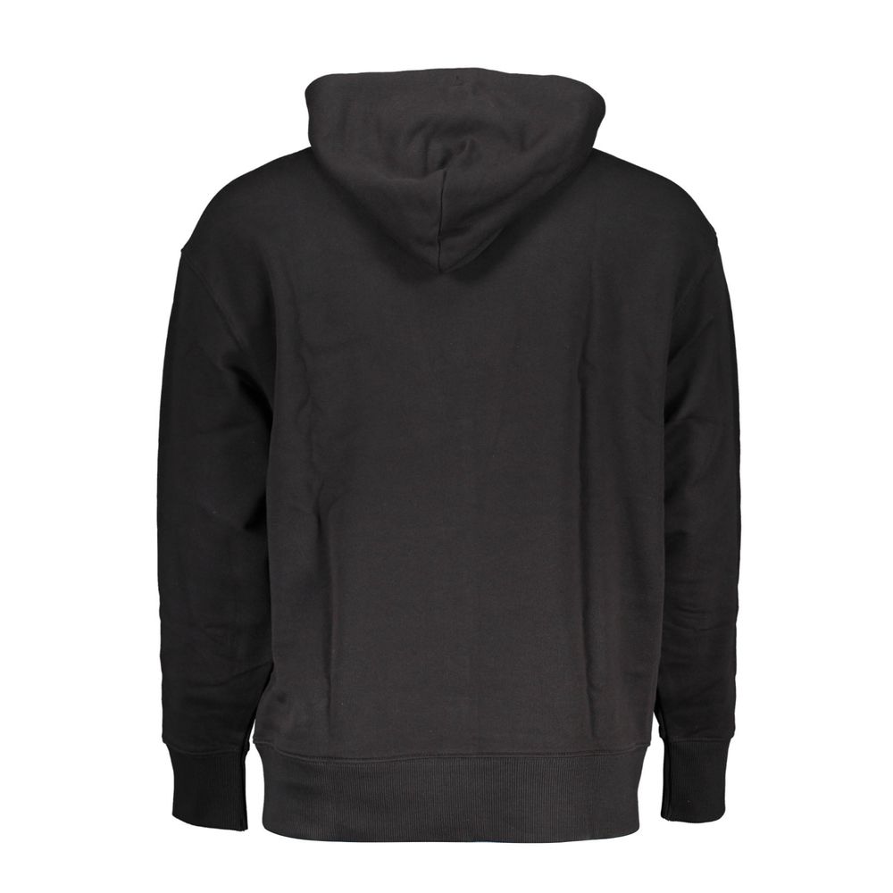 Tommy Hilfiger Sweat à capuche en coton noir pour homme