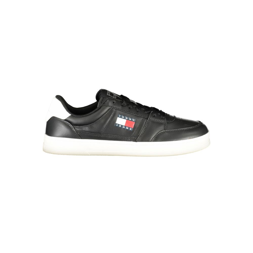 Sneaker da uomo Tommy Hilfiger in pelle nera