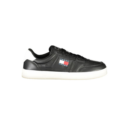 Sneaker da uomo Tommy Hilfiger in pelle nera