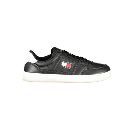 Sneaker da uomo Tommy Hilfiger in pelle nera