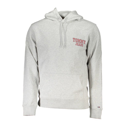 Felpa con cappuccio da uomo Tommy Hilfiger Grigio in cotone