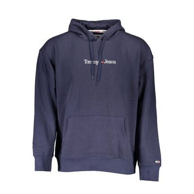 Felpa con cappuccio Tommy Hilfiger da uomo in cotone blu