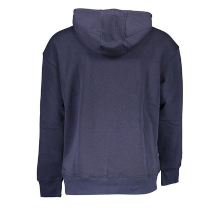 Felpa con cappuccio Tommy Hilfiger da uomo in cotone blu