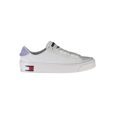 Baskets Tommy Hilfiger en cuir blanc pour femme
