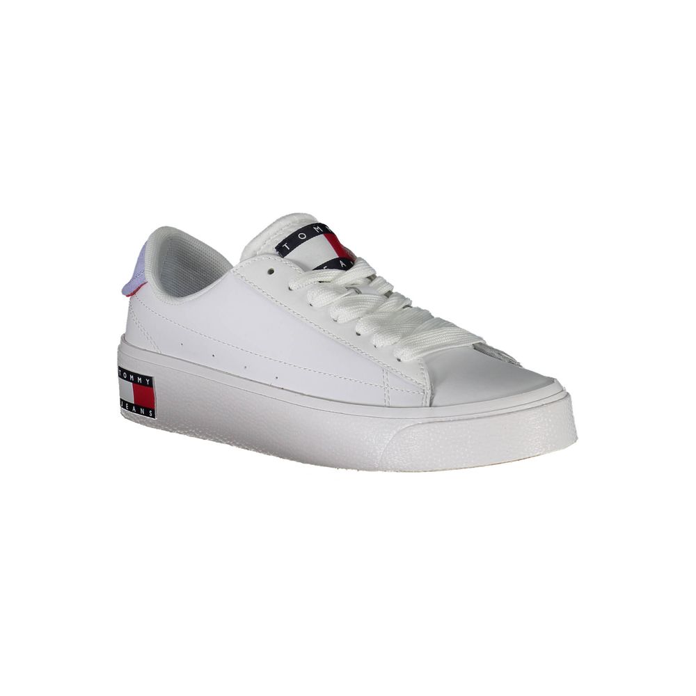 Baskets Tommy Hilfiger en cuir blanc pour femme