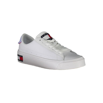 Baskets Tommy Hilfiger en cuir blanc pour femme